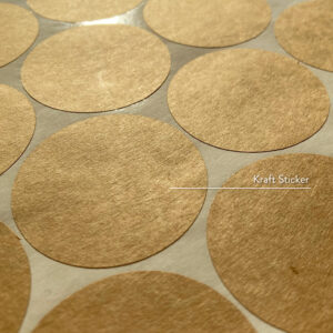 Kraft Sticker Etiket